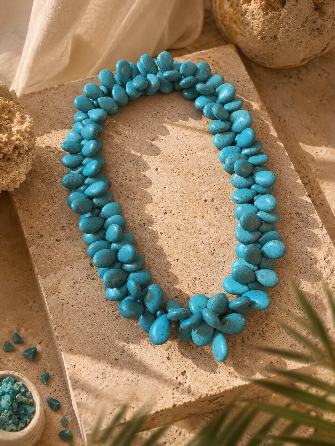 Turquoise Serenity Statement Necklace