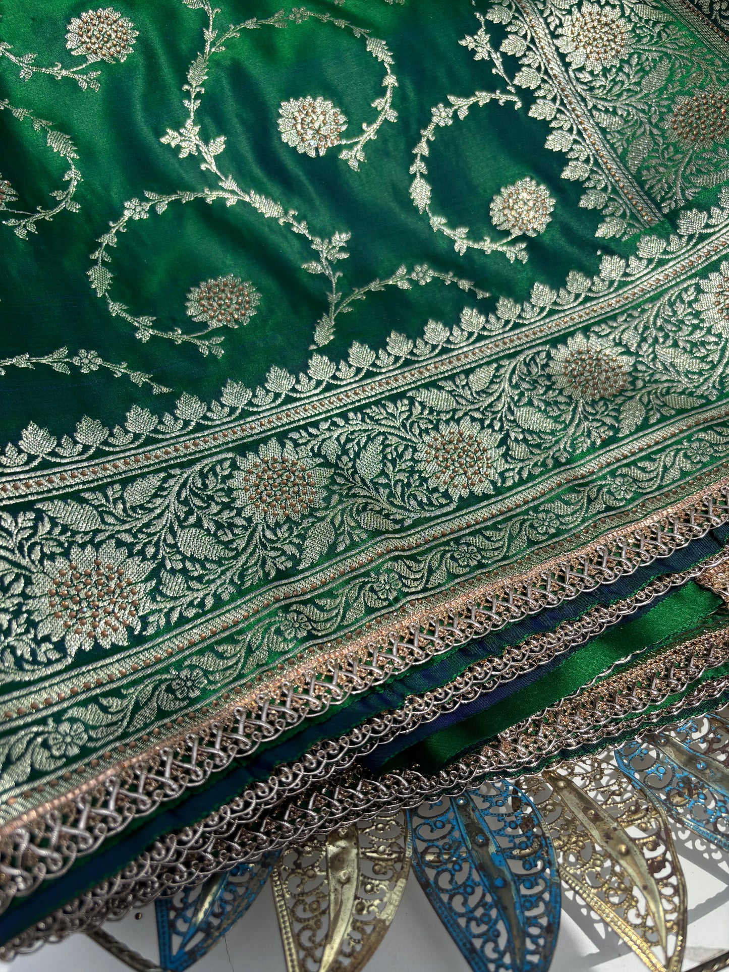 Emerald Royale Banarasi Saree