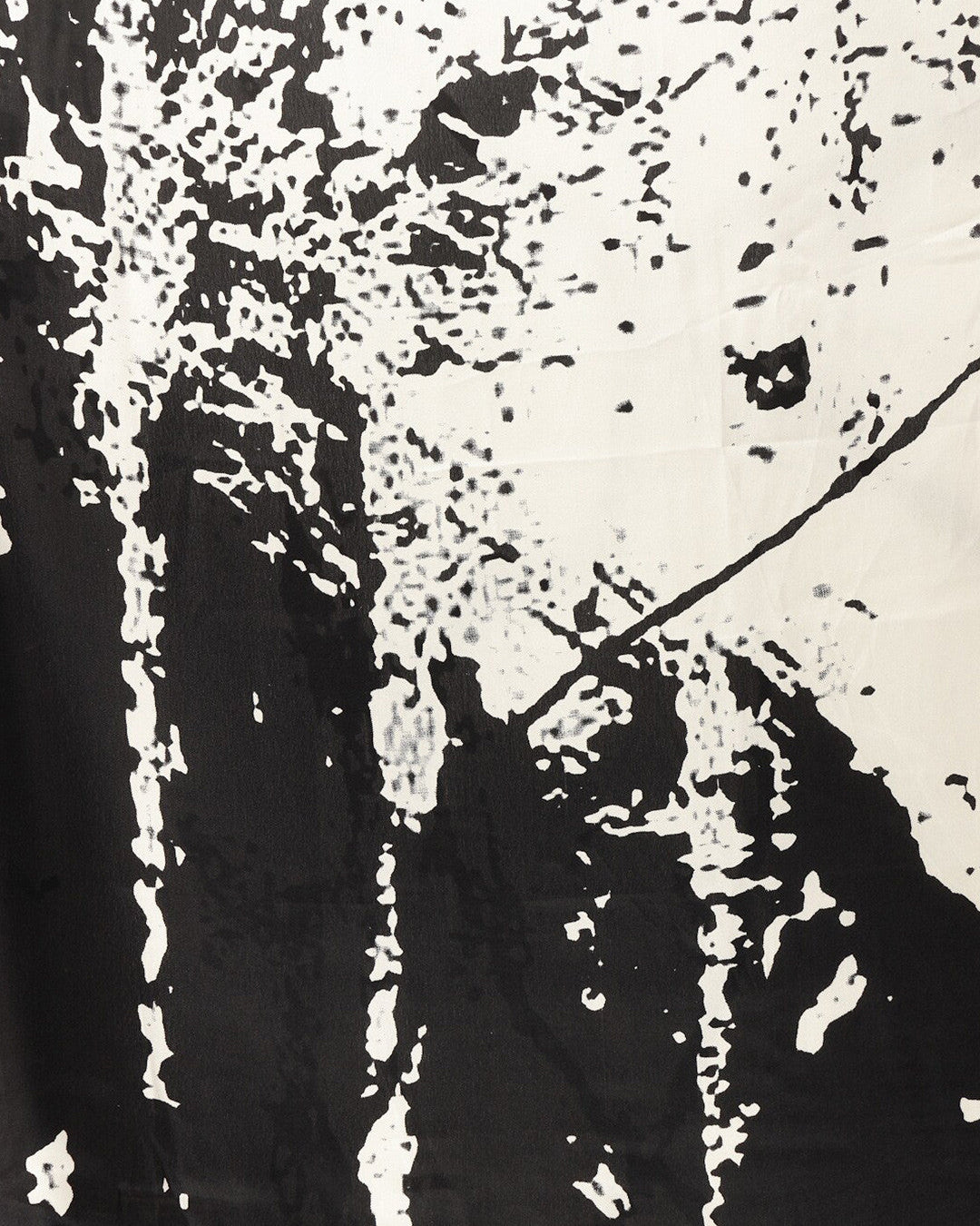 Black and white abstract pattern on a textured background