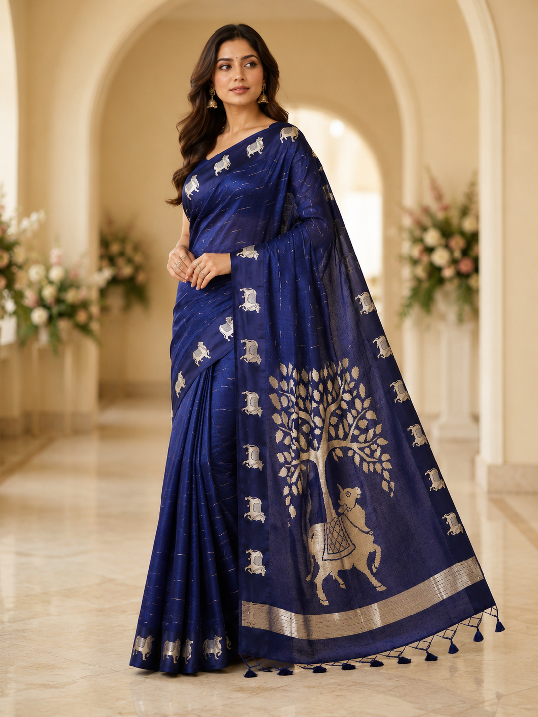 Royal Heritage Woven Silk Saree