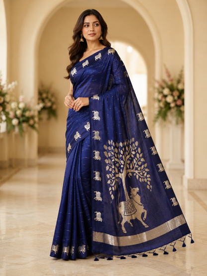 Royal Heritage Woven Silk Saree