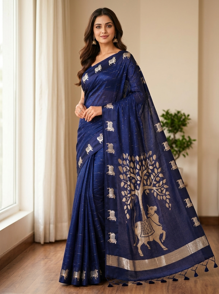 Royal Heritage Woven Silk Saree