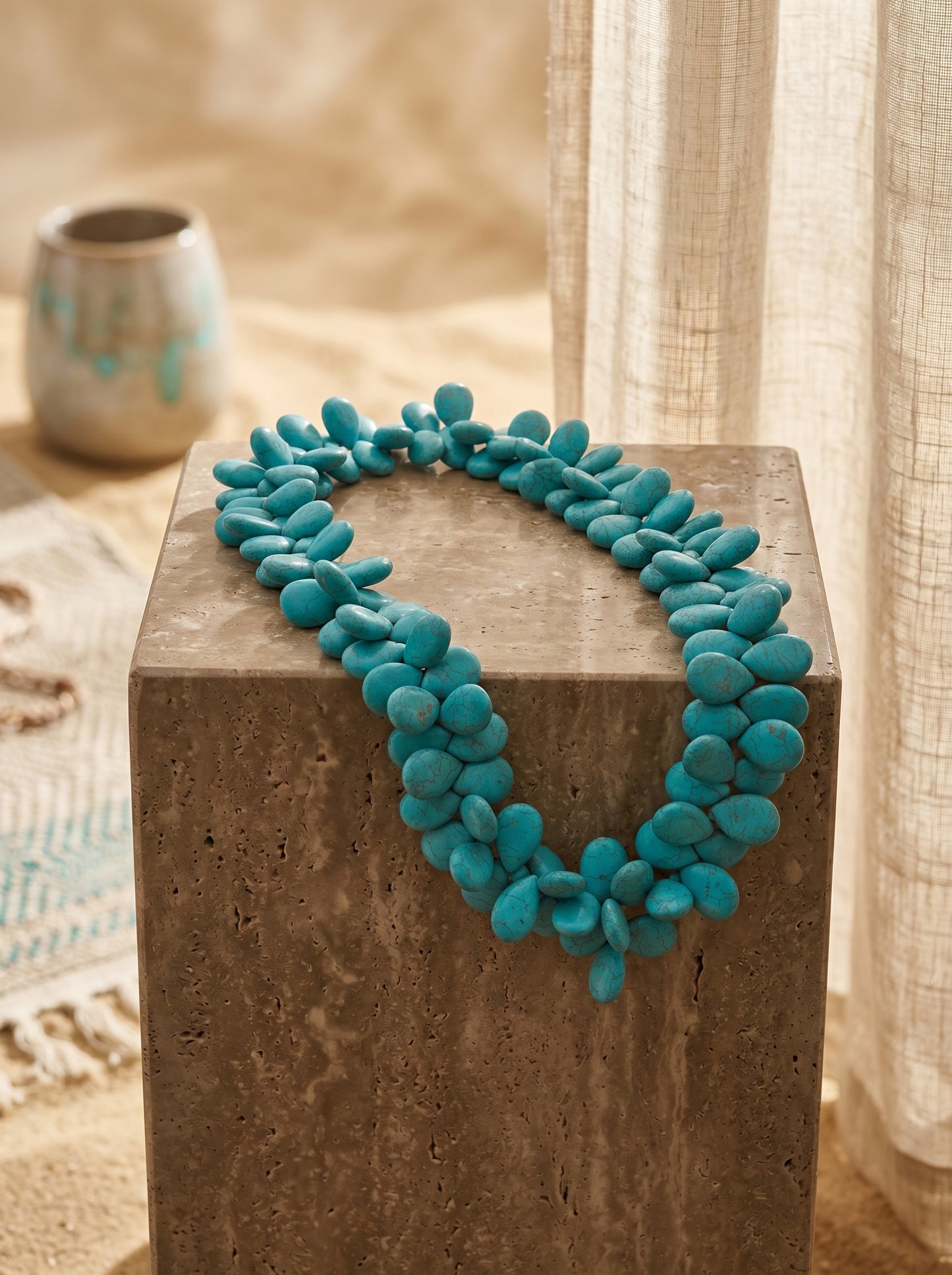 Turquoise Serenity Statement Necklace