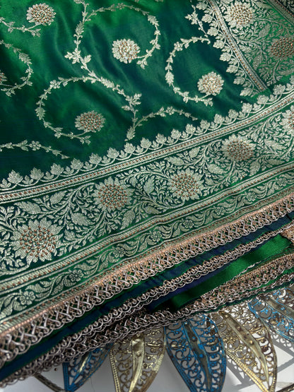 Emerald Royale Banarasi Saree