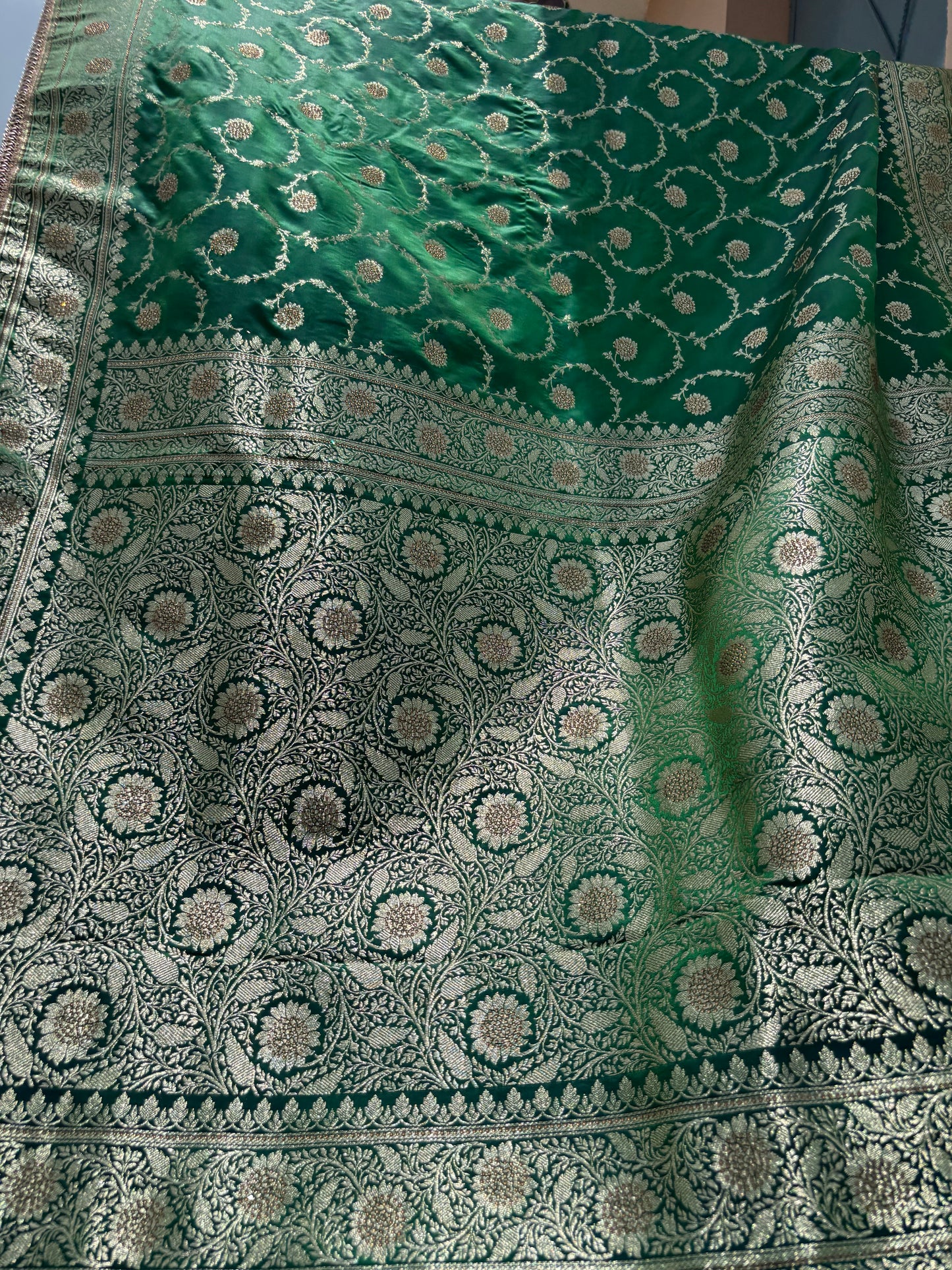 Emerald Royale Banarasi Saree