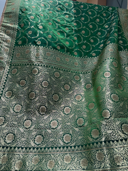 Emerald Royale Banarasi Saree